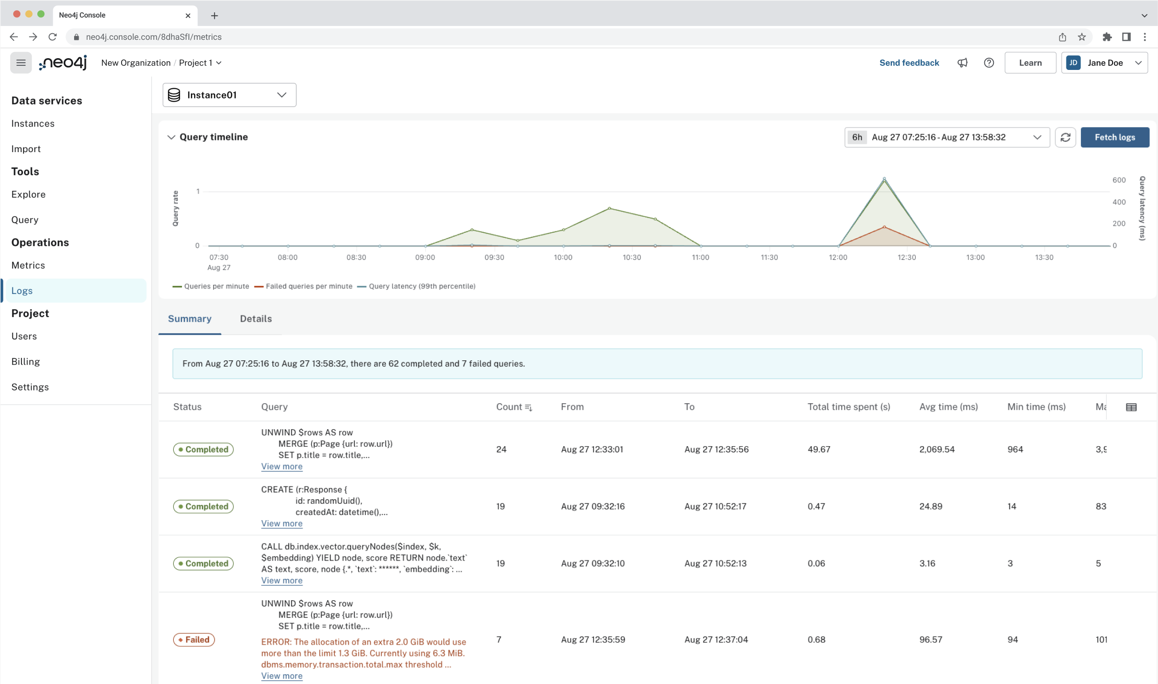 query log analyzer